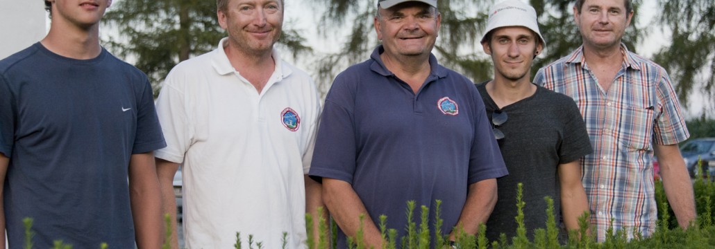 Obmann, Ausbildungsleiter, Fluglehrer mit den Jungpiloten